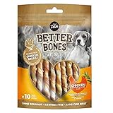 Zeus BetterBones Bâtonnets à mâcher torsadés pour chien,