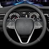 Carodi Dernière housse de volant de voiture en cuir