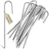 Graxury Lot de 10 piquets d'ancrage robustes de 30,5