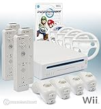 Console Wii avec Mario Kart, 4 Remotes et tous les