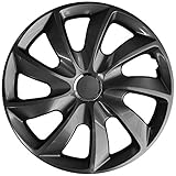 STIG Lot de 4 enjoliveurs graphite 17"