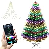 Guirlande lumineuse LED pour sapin de Noël avec application