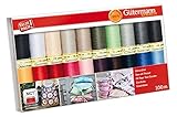 Gutermann Lot de filetage : Sew Lot de 20, 100 m coloris