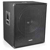 VONYX SMWBA18 Caisson de Basse 1000W - Subwoofer Bi-Amplification