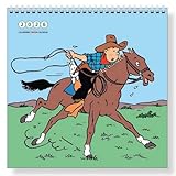 Calendrier mural 2026 Tintin et les activités de loisirs