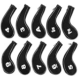 Yuhtech Lot de 10 housses de tête de raquette de golf