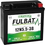Fulbat - Batterie Fulbat GEL SLA 12N5.5-3B GEL 12V