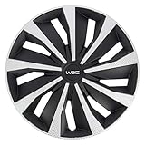 WRC 007499 4 Enjoliveurs 16" pouces, Style Jantes Carbones