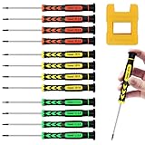 Lot de 12 tournevis magnétiques pour lunettes avec