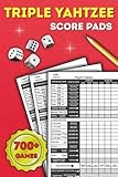 Triple Yahtzee Score Pads: Triple Yahtzee Score Books