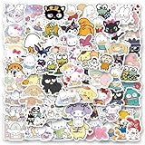 HTTDSLF Lot de 100 autocollants Aesthetic Sticker Aesthetic,