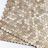 M MOFIT Lot de 5 feuilles de carreaux de mosaïque ronds