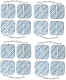 Healthcare World 16 Square Tens Electrodes Pads Tens