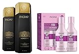 Inoar Duo Pos Progress Shampooing lissant et après-shampoing