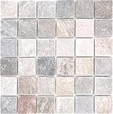 Mosaïque de réseau pour carrelage mosaïque carré quartzite
