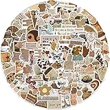 100 vieux journal autocollants vintage, autocollants