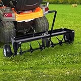 Gecheer Aérateur de pelouse pour tondeuse autoportée
