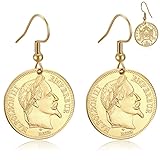 BOBIJOO Jewelry - Boucles d'Oreilles Napoléon III Pièce