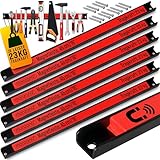 DEUBA 6 supports magnétiques muraux 45 cm Set barres