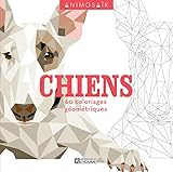 Chiens: 60 coloriages géométriques
