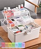 3 Niveaux Boîte de Rangement pour Médicaments avec