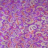 G243 stoffe Tissu brocart soie avec broderie fine –